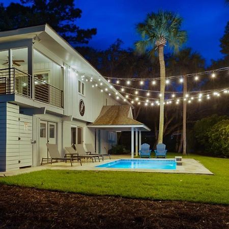 Luxury Beach House - 2Min Walk To Beach - Private Pool - Group & Dog Friendly Hilton Head Island Eksteriør bilde
