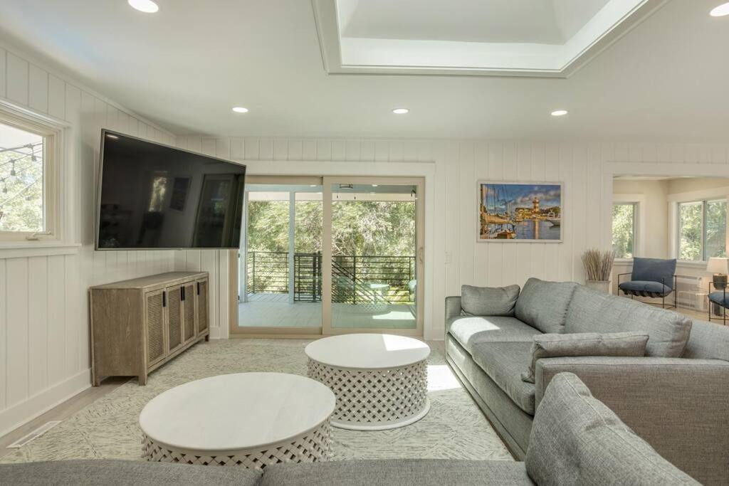 Luxury Beach House - 2Min Walk To Beach - Private Pool - Group & Dog Friendly Hilton Head Island Eksteriør bilde