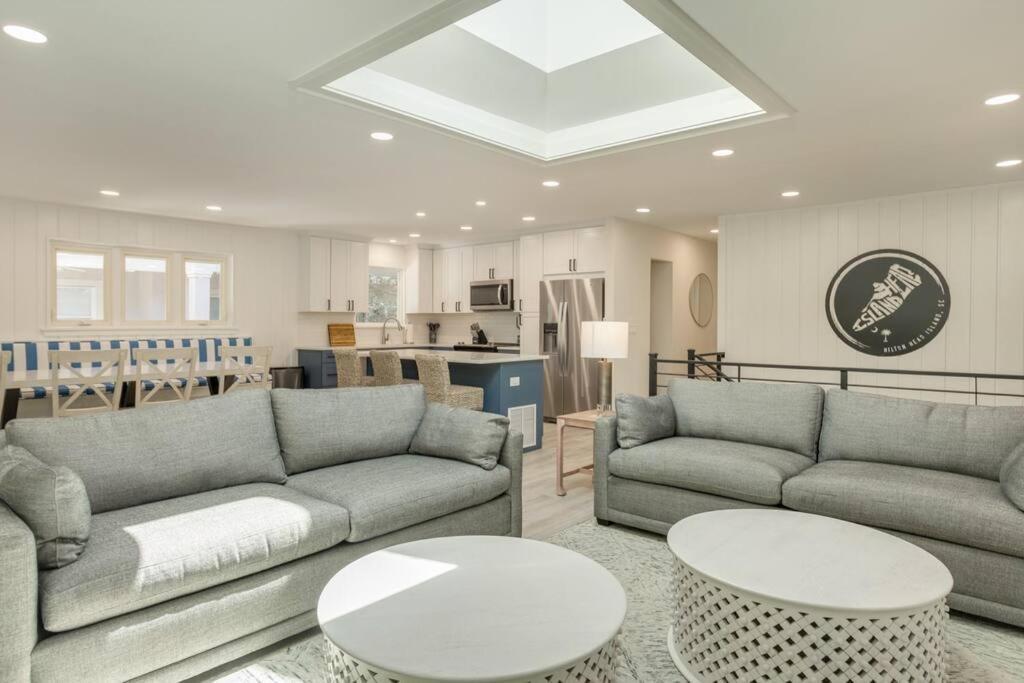 Luxury Beach House - 2Min Walk To Beach - Private Pool - Group & Dog Friendly Hilton Head Island Eksteriør bilde