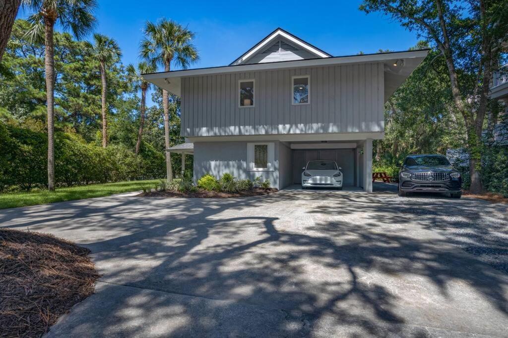 Luxury Beach House - 2Min Walk To Beach - Private Pool - Group & Dog Friendly Hilton Head Island Eksteriør bilde