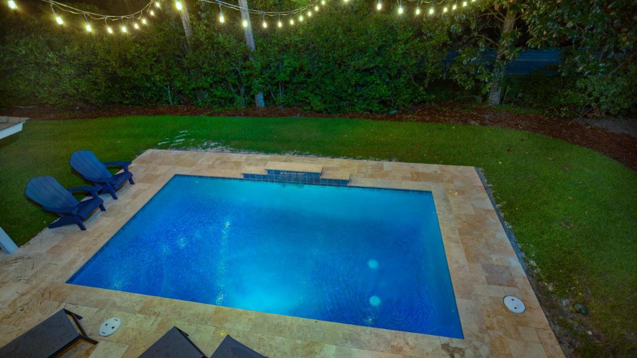 Luxury Beach House - 2Min Walk To Beach - Private Pool - Group & Dog Friendly Hilton Head Island Eksteriør bilde